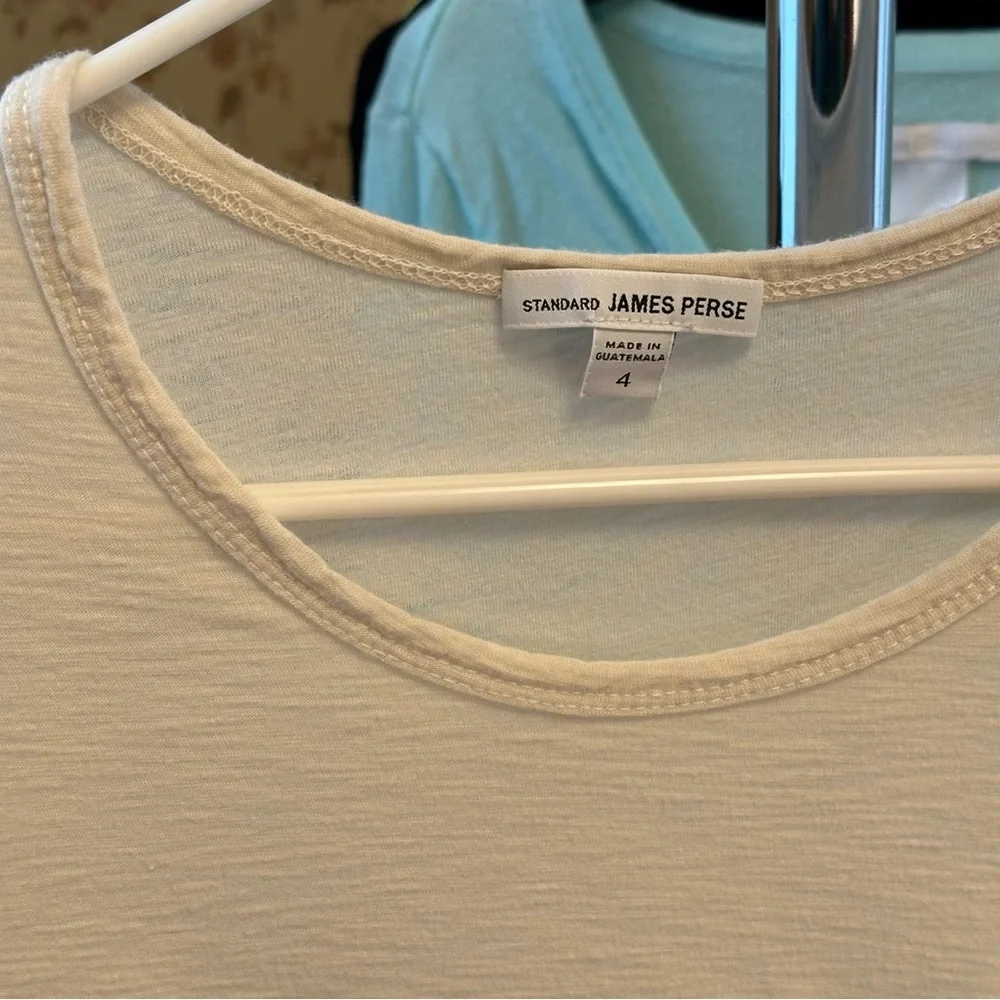 James Perse cream long sleeve sz 4 - Picture 2 of 4